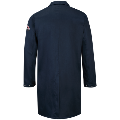 Bulwark Men's Concealed Snap Front Lab Coat - KLL6