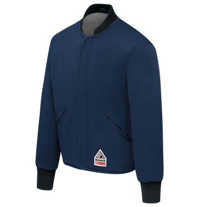 Bulwark Men's Lightweight FR Sleeved Jacket Liner - LLL8NV
