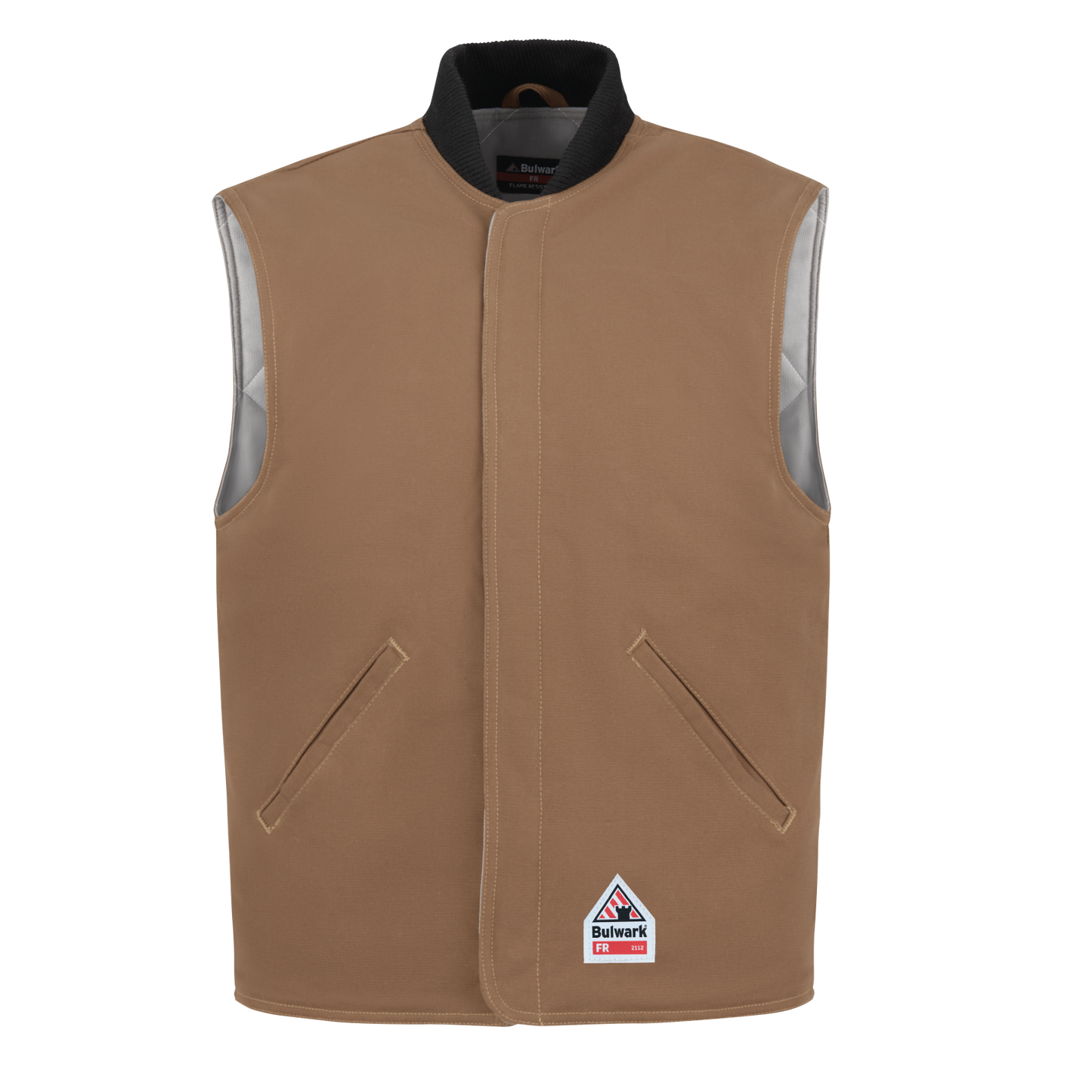 Bulwark Men's Brown Duck Vest Jacket Liner -  LLS8BD