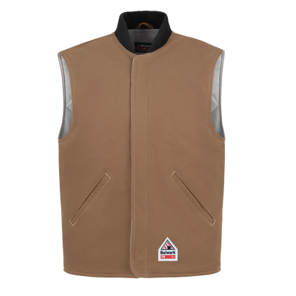 Bulwark Men's Brown Duck Vest Jacket Liner -  LLS8BD