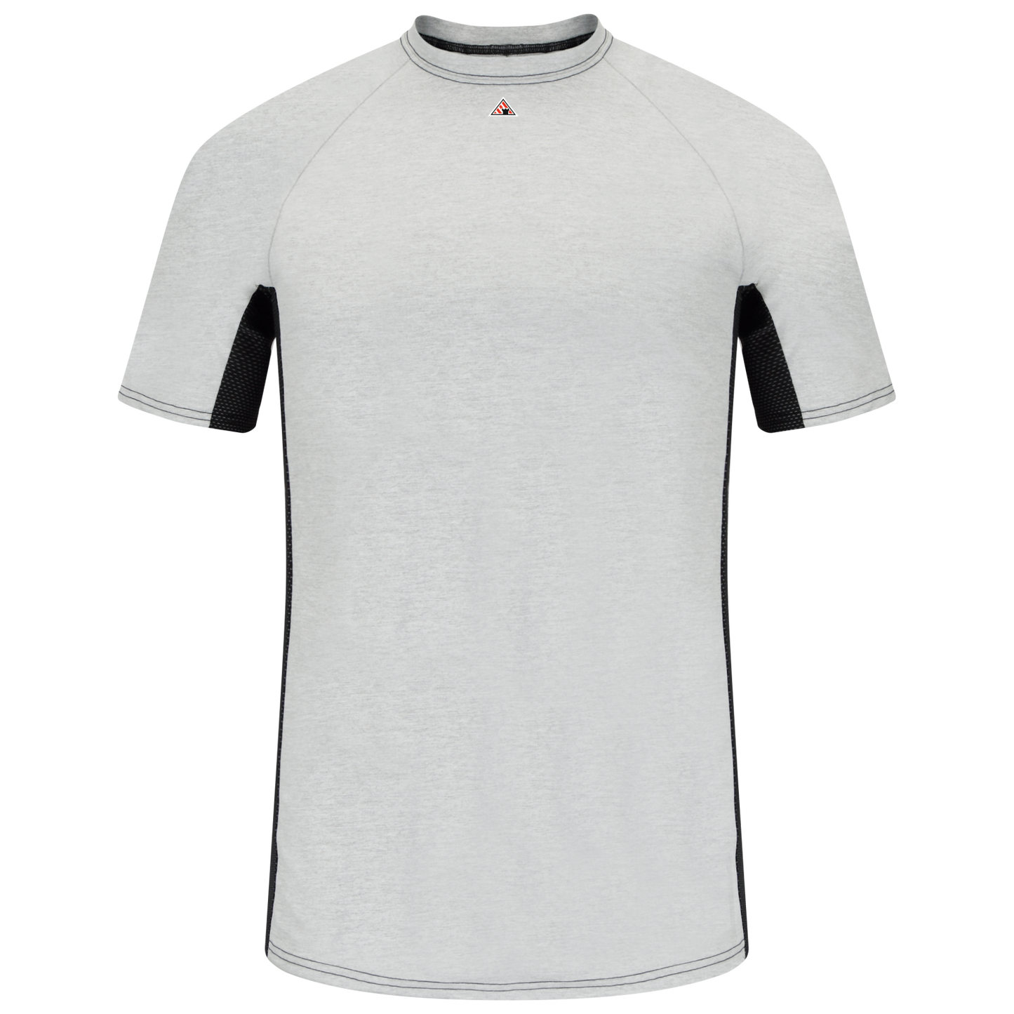 Bulwark Men's FR Short Sleeve Base Layer-Grey-Regular