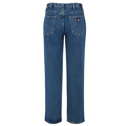 Bulwark Men's Loose FR Stonewashed Jean-Stonewash