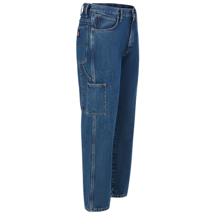 Bulwark Men's Stone Wash Denim Dungaree - PEJ8SW