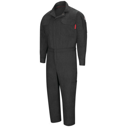 Bulwark iQ Series® Men's Mobility Coverall with Insect Shield-Dark Grey