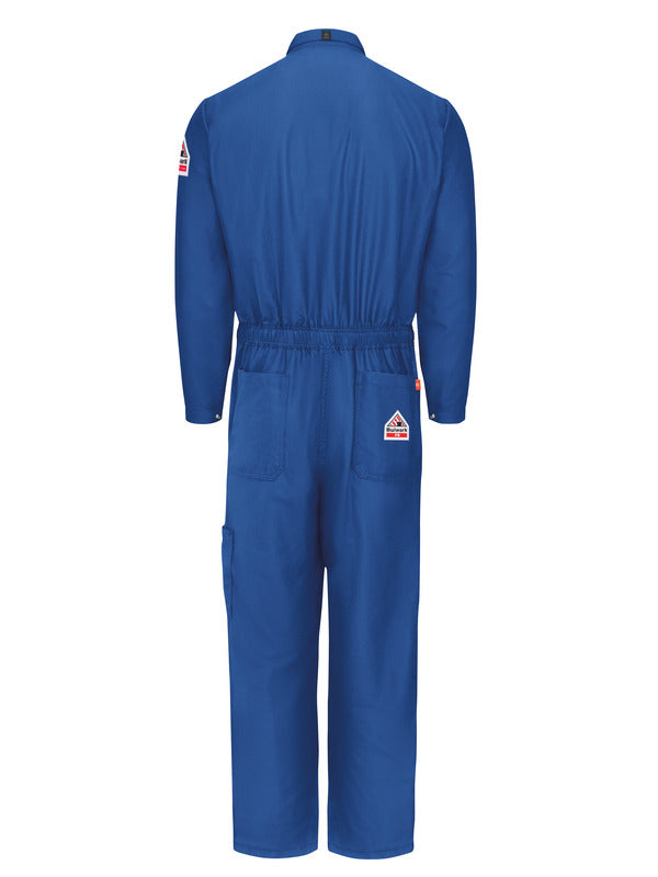 Bulwark Men's FR iQ Series® Midweight Mobility Coverall - QC22 - Navy - Royal - Red - Basics Clothing Store
