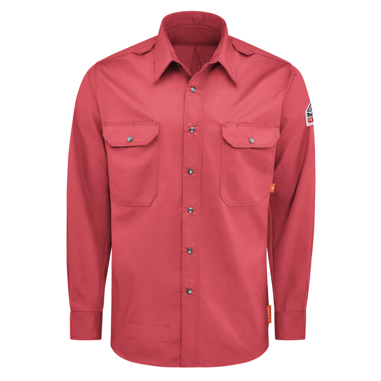 Bulwark Men's FR iQ Series®  Midweight Comfort Snap-Front Woven Shirt - QS28