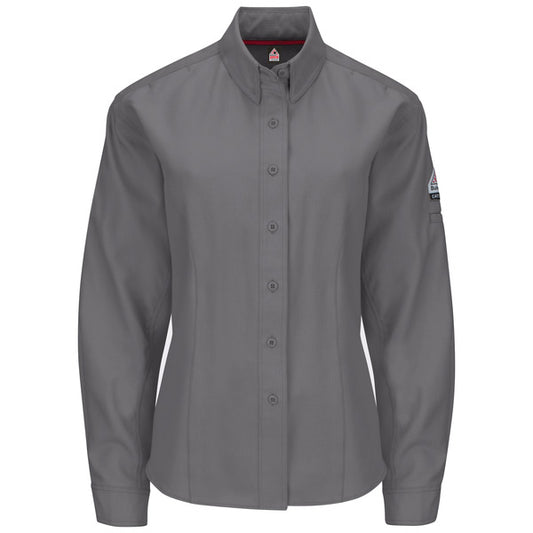 Bulwark Women's FR iQ Series® Endurance Shirt  - QS41 (GY-Grey) (KH-Khaki) (NV-Navy)