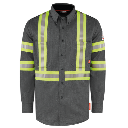 Bulwark Men's FR iQ Series® Enhanced Comfort Woven Lightweight Shirt  - QS50