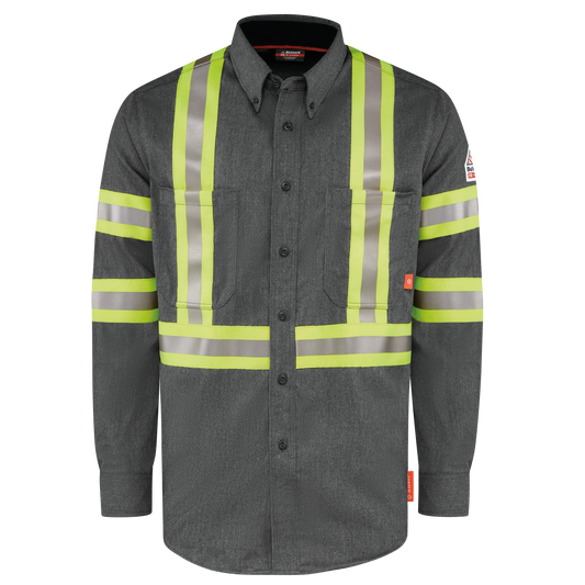Bulwark Men's FR iQ Series® Enhanced Comfort Woven Lightweight Shirt  - QS50
