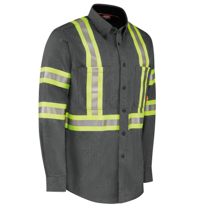 Bulwark Men's FR iQ Series® Enhanced Comfort Woven Lightweight Shirt  - QS50