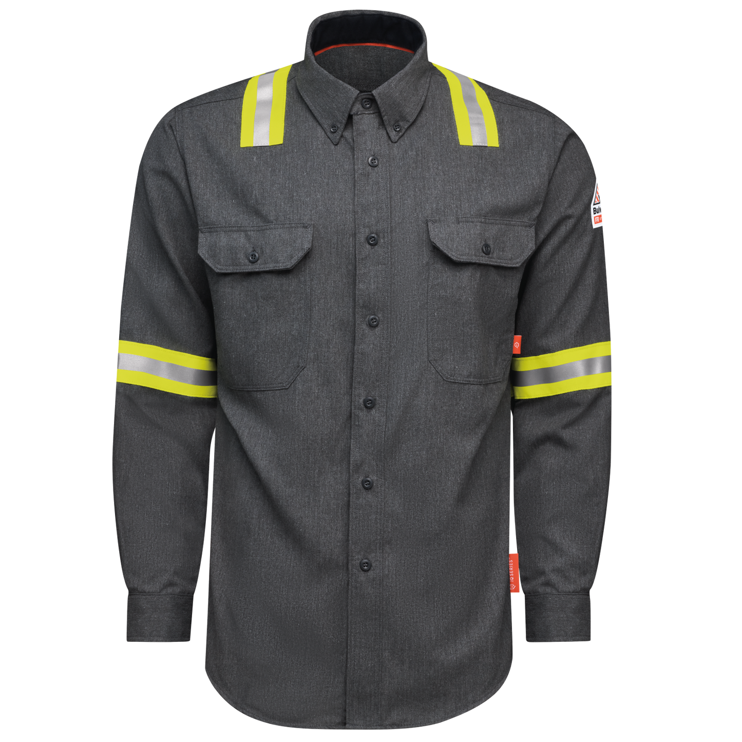 Bulwark Men's FR iQ Series® Enhanced Visibility Comfort Woven Lightweight Shirt  - QS50