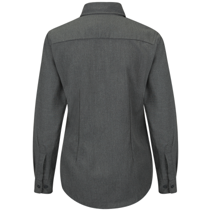 Bulwark iQ Series® Women's Lightweight Comfort Woven Shirt with Insect Shield-Regular-Dark Gray