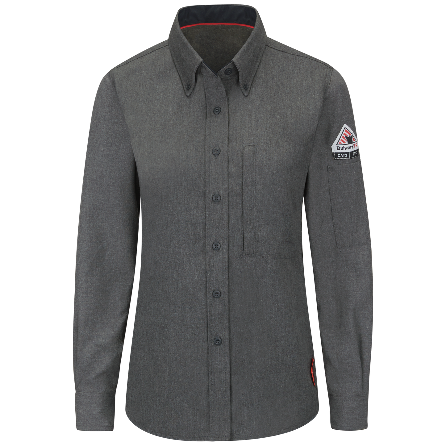 Bulwark iQ Series® Women's Lightweight Comfort Woven Shirt with Insect Shield-Regular-Dark Gray