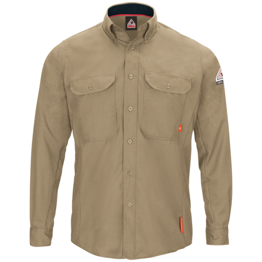 Bulwark Men's FR iQ Series® Comfort Woven Lightweight Shirt - QS52