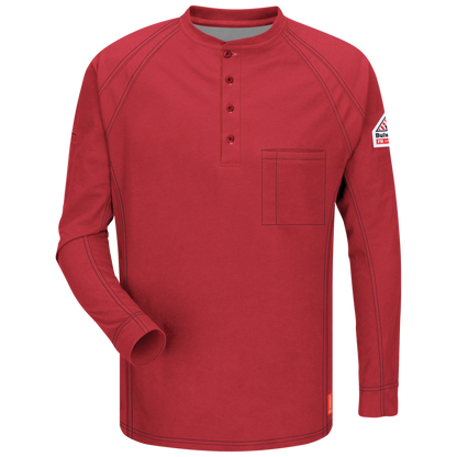 Bulwark Men's FR iQ Series® Comfort Knit Henley  - QT20