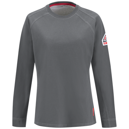 Bulwark iQ Series® Women's Comfort Knit Tee with Insect Shield-Charcoal