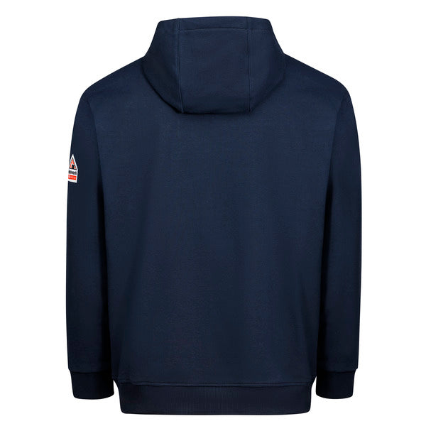 Bulwark® FR 	Men's Fleece Hoodie Pullover - Navy - SEB4NV