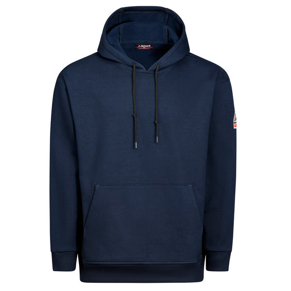 Bulwark® FR 	Men's Fleece Hoodie Pullover - Navy - SEB4NV