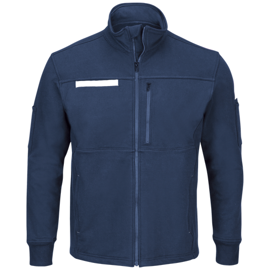 Bulwark® Men's Zip Front Fleece Jacket - Navy - SEZ2NV