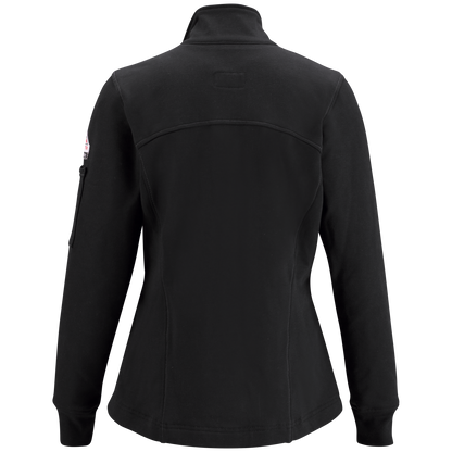 Bulwark Women's Zip Front Fleece Jacket-Cotton/Spandex Blend - SEZ3
