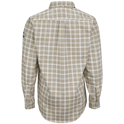 Bulwark Men's EXCEL FR® Plaid Dress Shirt  - SLP2KH