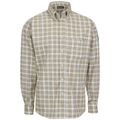 Bulwark Men's EXCEL FR® Plaid Dress Shirt  - SLP2KH