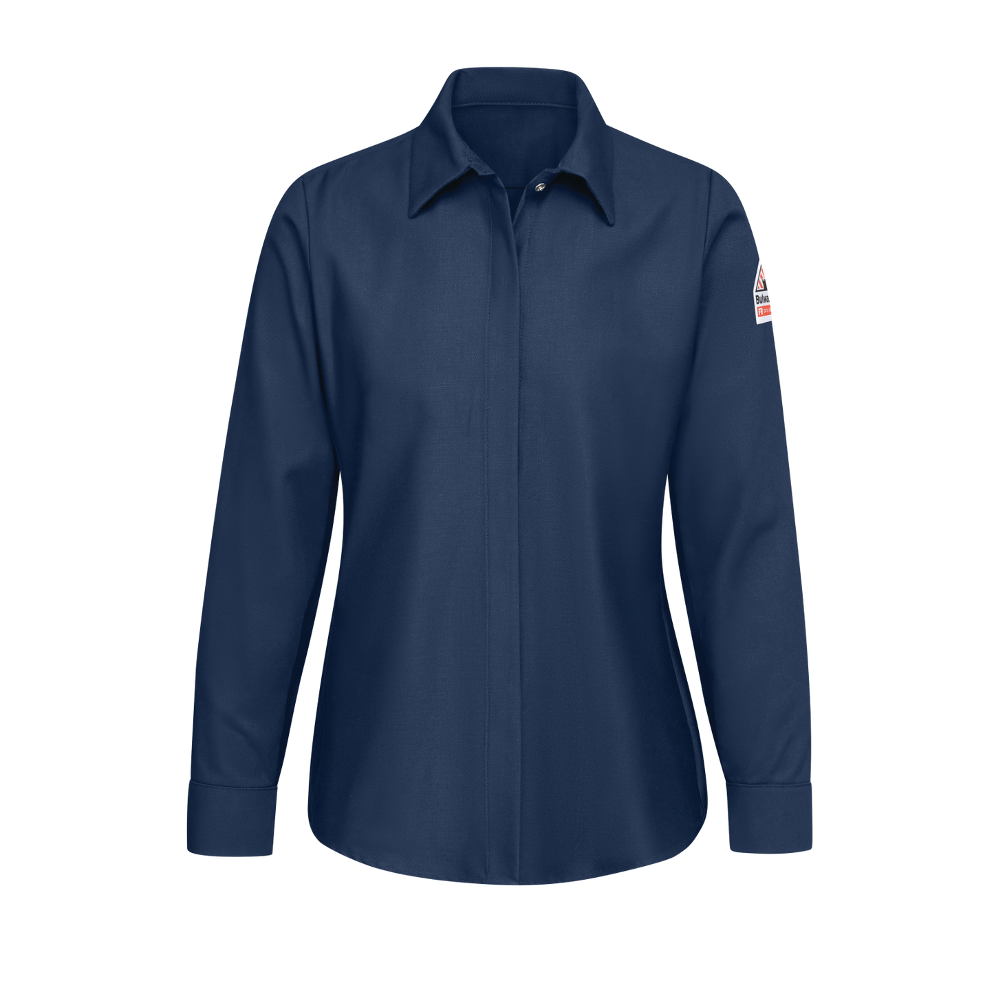 Bulwark Women's Pocketless Work Shirt  - SLS3NV