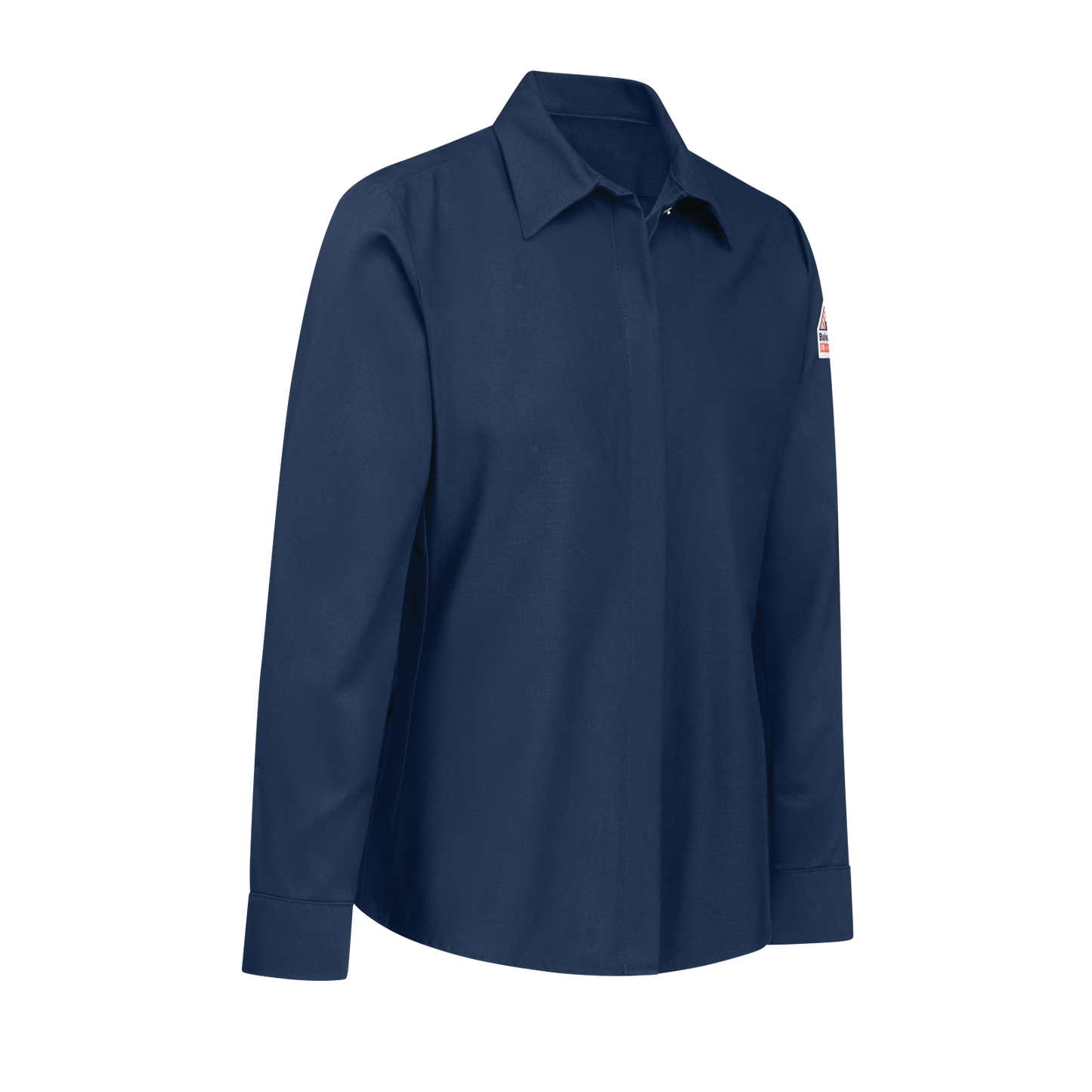 Bulwark Women's Pocketless Work Shirt  - SLS3NV