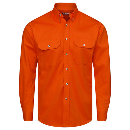 Bulwark®  Men's Midweight FR Dress Uniform Shirt - Orange - SLU2OR