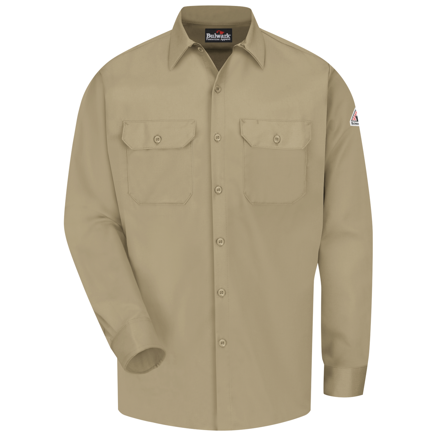 Bulwark Men's Button-Front Work Shirt - SLW2