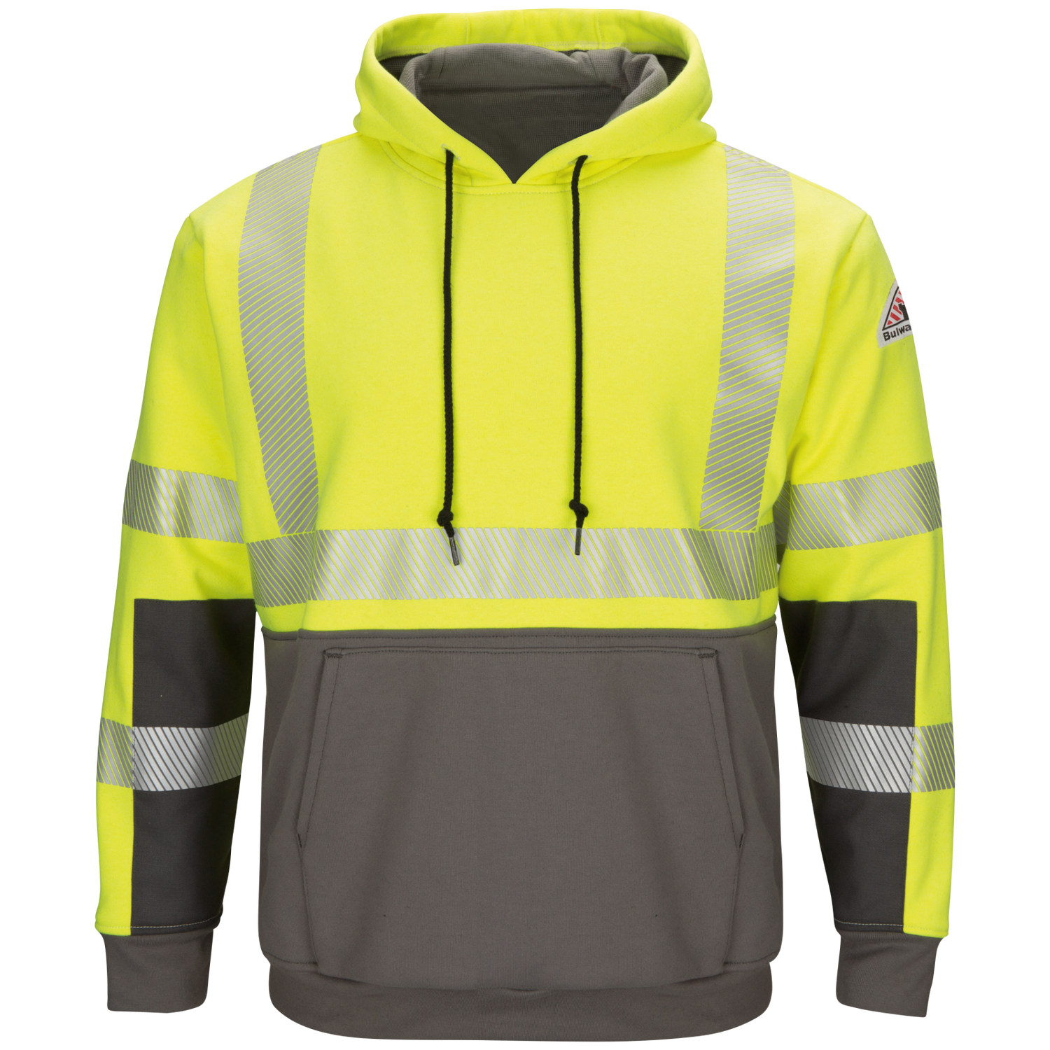 Bulwark Women's FR iQ Series® Hi-Vis Color Block Sweatshirt - SMB4HG - Basics Clothing Store