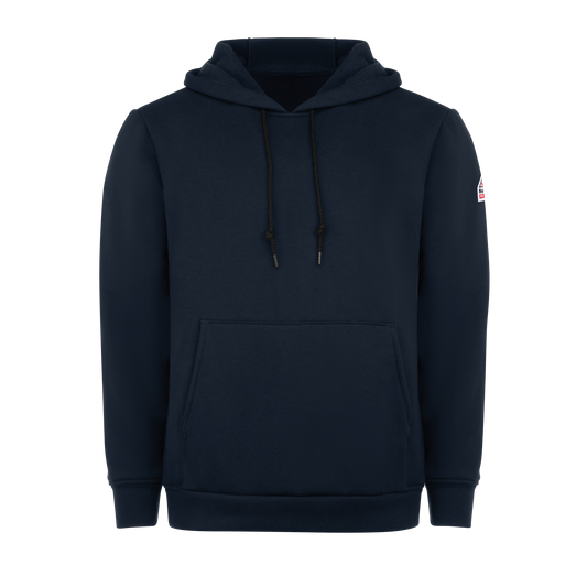 Bulwark Bulwark FR Men’s Pullover Hooded Fleece-Navy