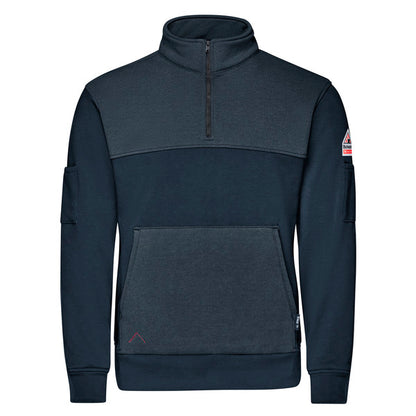 Bulwark® Men’s FR Fleece 1/4 Zip - Navy - SMZ2NV