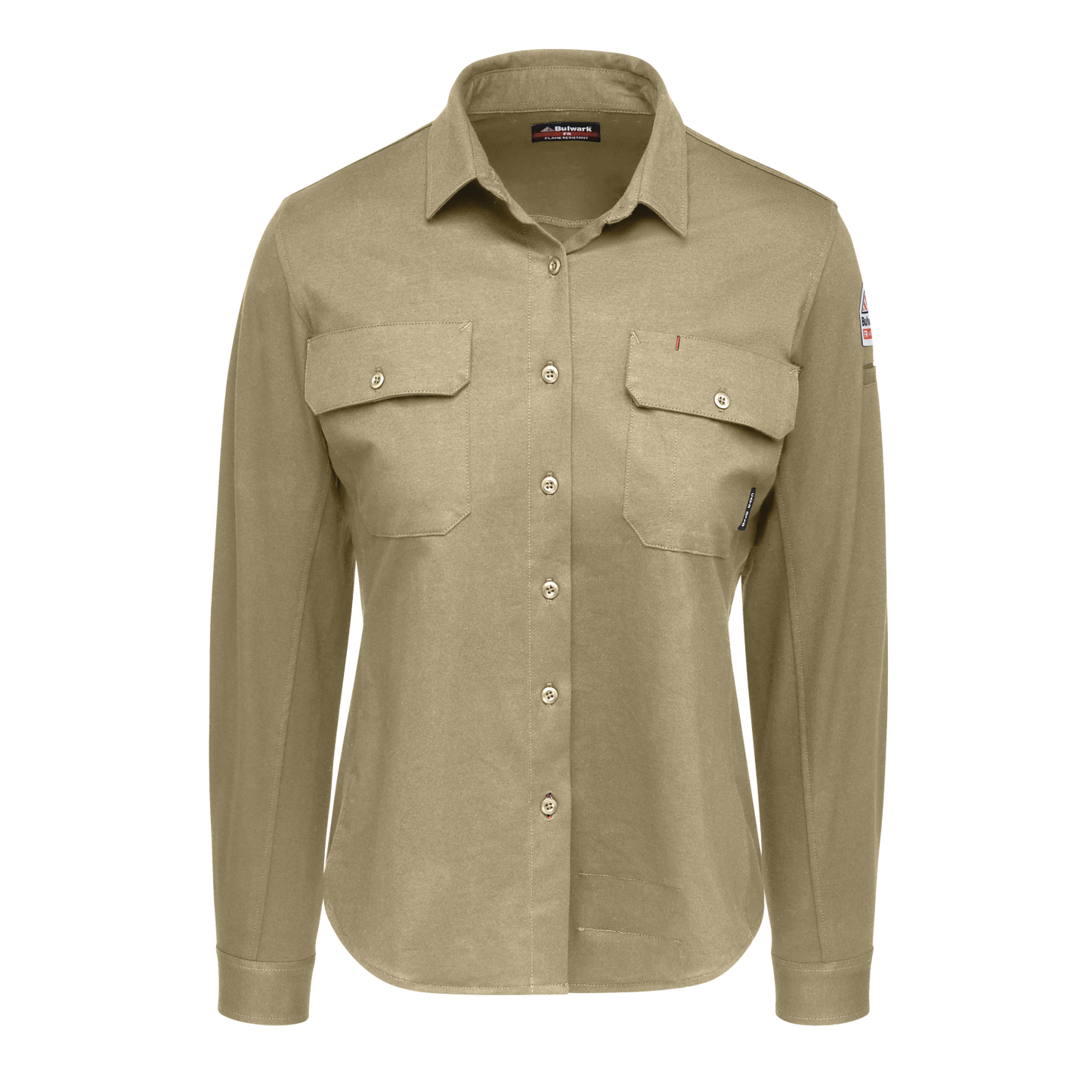 Bulwark Women's Flex Knit Button Down Work Shirt  - STG5