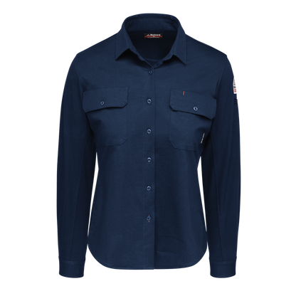 Bulwark Women's Flex Knit Button Down Work Shirt  - STG5