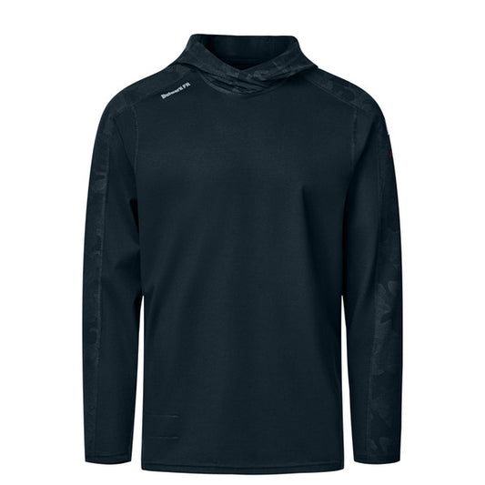 Bulwark® Men's Long Sleeve Flex Knit Hooded Tee - Navy - STH2NV