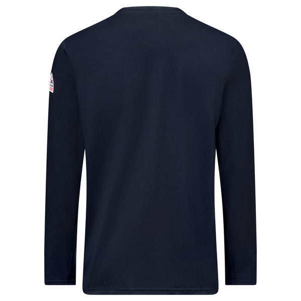Bulwark® Men's Flex Knit Industrial Henley - Navy - STL6NV