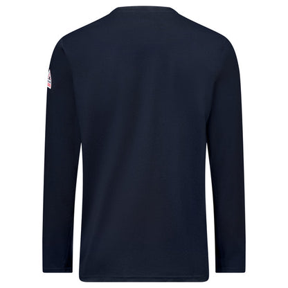 Bulwark® Men's Flex Knit Industrial Henley - Navy - STL6NV