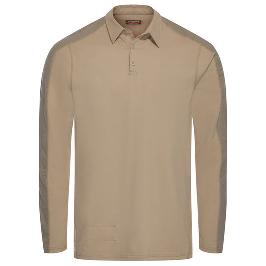 Bulwark®  Men's Flex Knit Polo - Khaki - STP2KH
