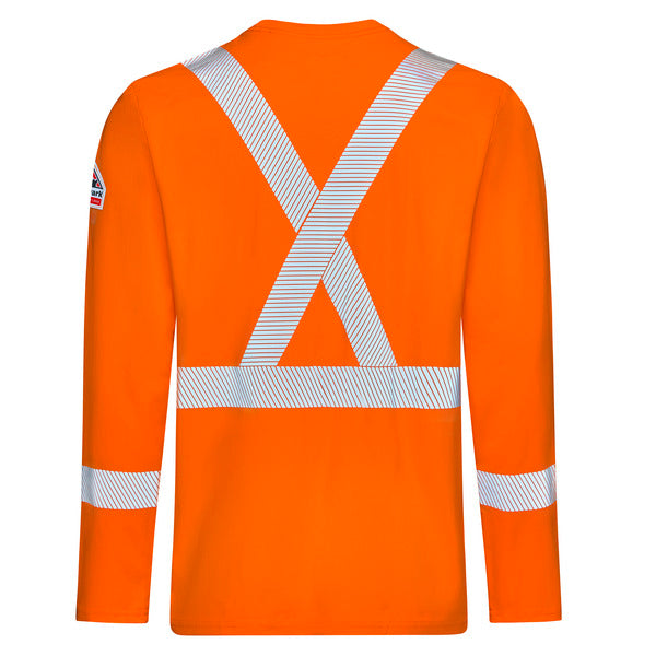 Bulwark® Men's Flex Knit Tee with Reflective Striping - Orange -  STT4OR