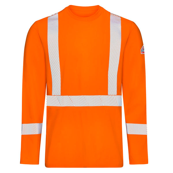 Bulwark® Men's Flex Knit Tee with Reflective Striping - Orange -  STT4OR