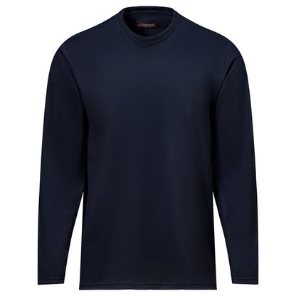 Bulwark®  Men's Flex Knit Long Sleeve Industrial Tee - Navy - STT6NV