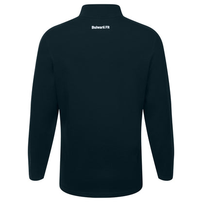 Bulwark®  Women's Long Sleeve Flex Knit 1/4 Zip - Navy - STZ3NV