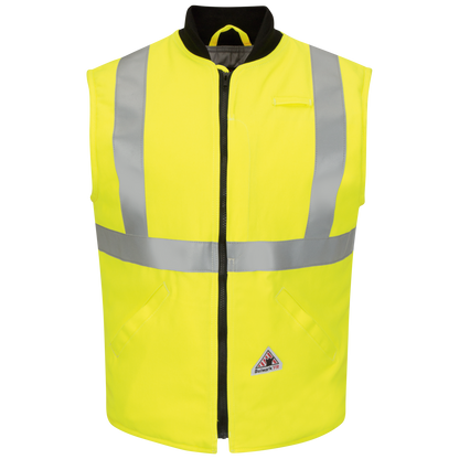 Bulwark Men's FR Hi-Visibility Insulated Vest - VMS4