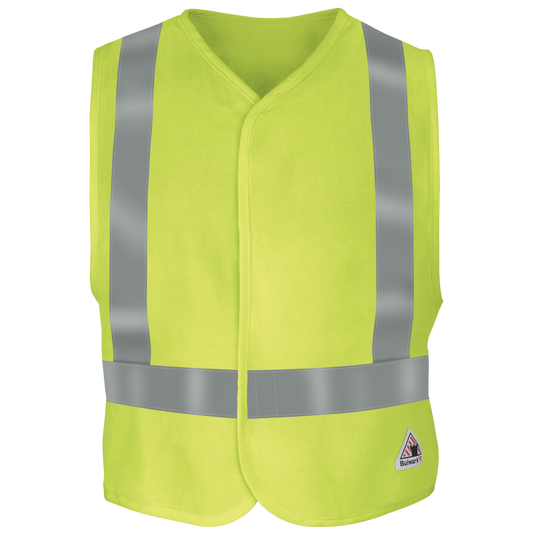 Bulwark Men's Hi-Visibility Flame-Resistant Safety Vest - VMV4