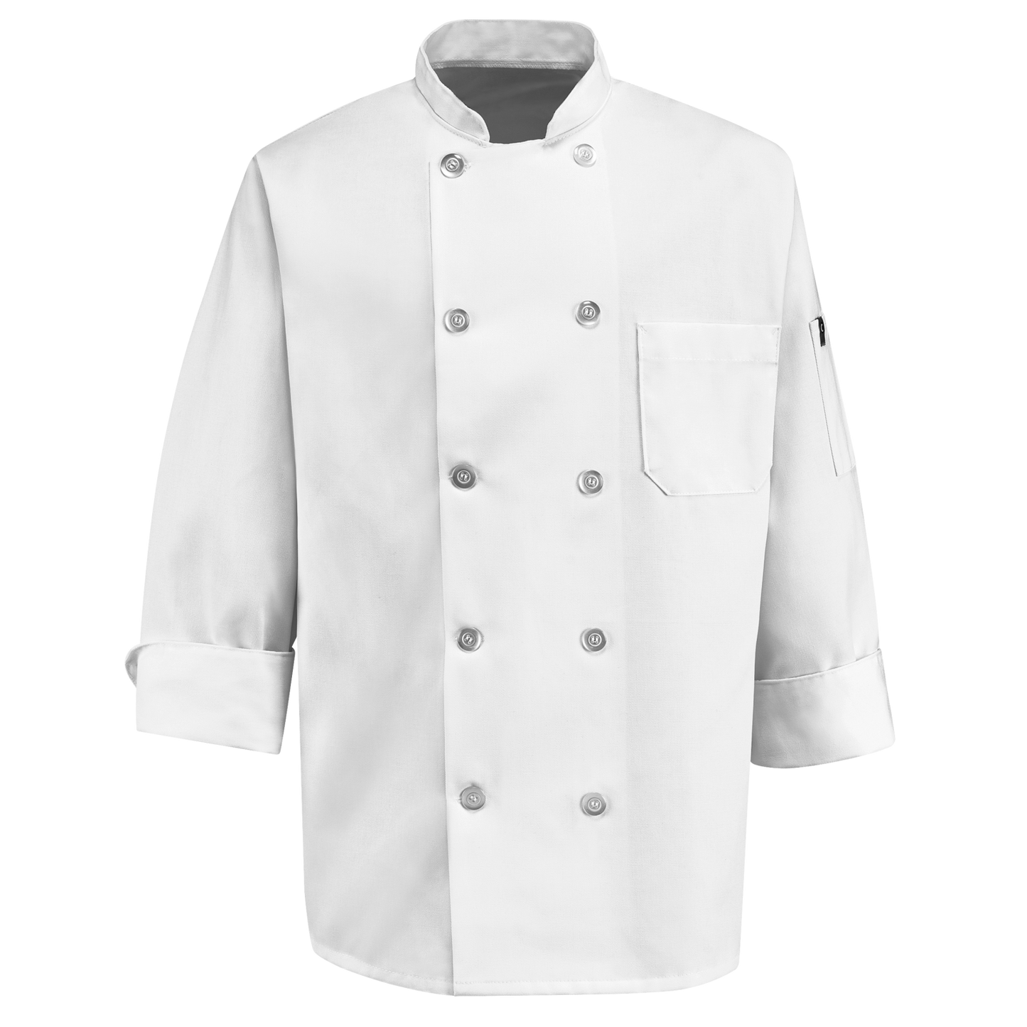 Red Kap Ten Pearl Button Chef Coat