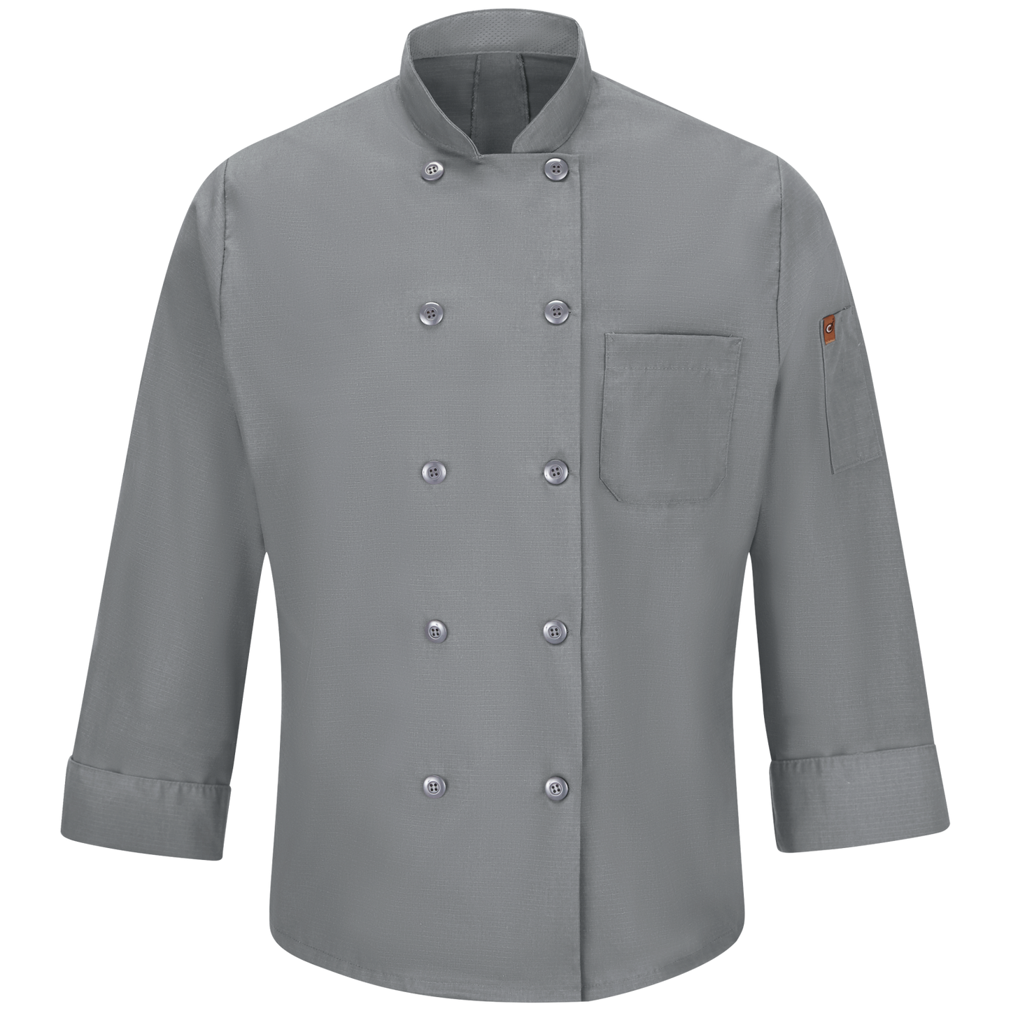 Red Kap Men's Chef Coat with OilBlok + MIMIX®