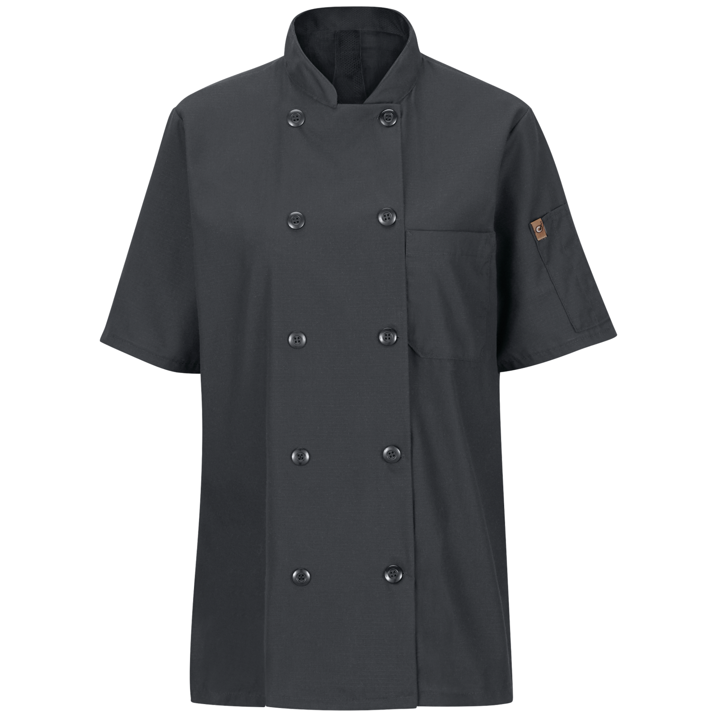 Red Kap Women's Short Sleeve Chef Coat with OilBlok + MIMIX®