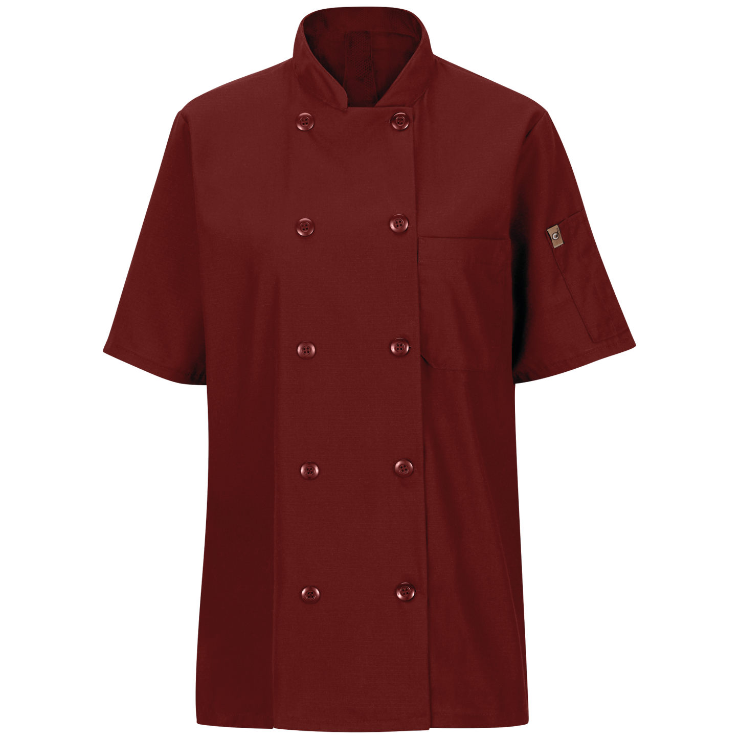 Red Kap Women's Short Sleeve Chef Coat with OilBlok + MIMIX®