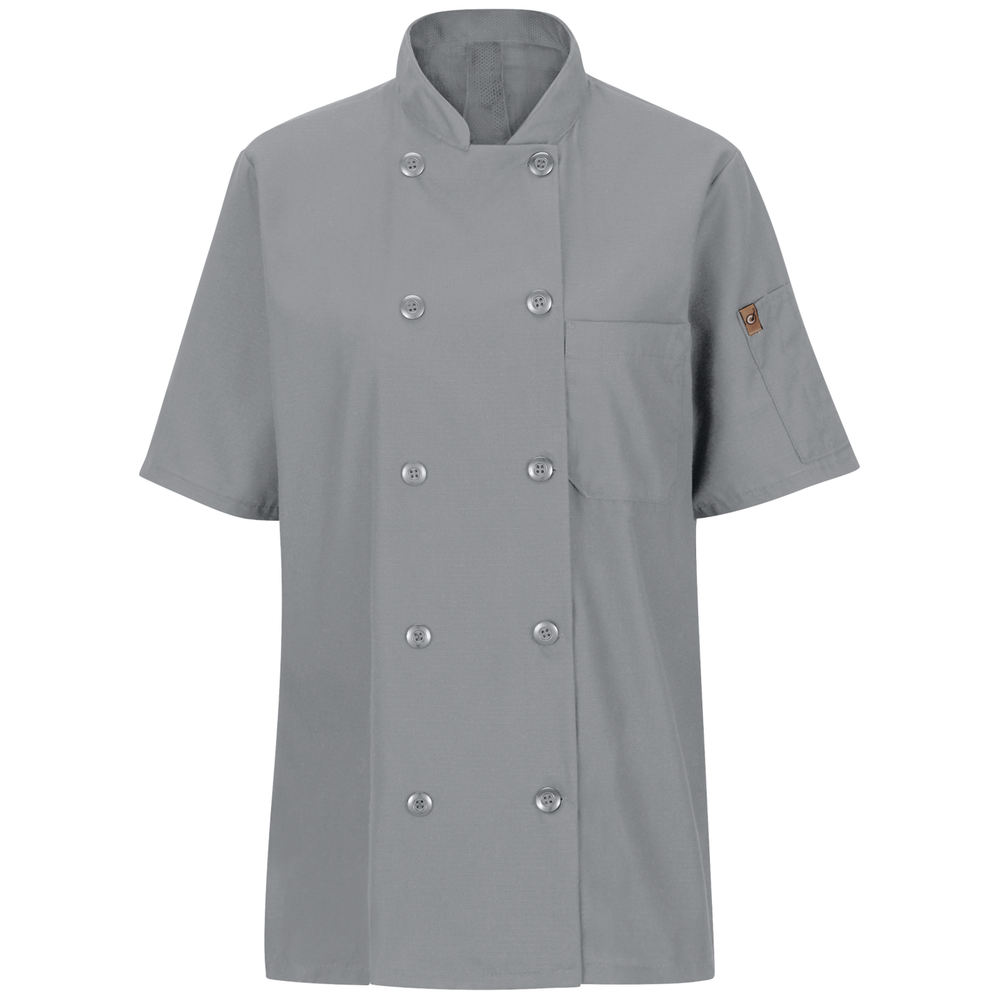 Red Kap Women's Short Sleeve Chef Coat with OilBlok + MIMIX®